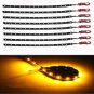 8x Waterproof 12''/15 DC 12V Motor LED Strip Underbody Light For Car Motorcycle