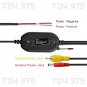 4.3" LCD Monitor Car Rear View Reverse Backup 360° Rotatable Camera Wireless Kit