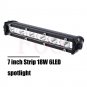 2PCS 18W CREE Spot Beam Ultra Slim Single LED Light Bar Work Off-road Jeep Truck
