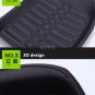 5XPU Leather Car Floor Mats Front Rear in Black All Weather Interior Mat Carpets