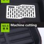 5XPU Leather Car Floor Mats Front Rear in Black All Weather Interior Mat Carpets