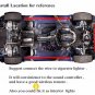 12V 8 Colors Music Control RGB LED Under Car Glow Underbody Neon Lights W Remote