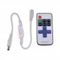 DC 5-24V 11 Keys Inline RF Remote Control Dimmer Switch for LED Strip Light