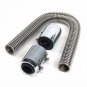 24 Inches Chrome Autos Off-Road Stainless Steel Radiator Coolant Water Hose Kit