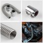 24 Inches Chrome Autos Off-Road Stainless Steel Radiator Coolant Water Hose Kit