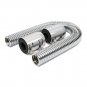 24 Inches Chrome Autos Off-Road Stainless Steel Radiator Coolant Water Hose Kit