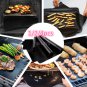 Outdoor Home Copper Chef Grill and Bake Mats Hiking Camping BBQ Pad Tool Black