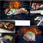 Outdoor Home Copper Chef Grill and Bake Mats Hiking Camping BBQ Pad Tool Black