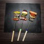 Outdoor Home Copper Chef Grill and Bake Mats Hiking Camping BBQ Pad Tool Black