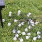 ONE SET SOLAR Garden LIGHTS STRING FAIRY 30 LED Globe Ball WEATHERPROOF 4 COLORS