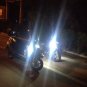 4X White LED Eagle Eye Night Rider Scanner DRL Light Lamp Remote For Harley 1200