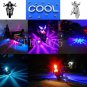 Motorcycle Underbody Footlight Chassis Decorative Light Neon Accent Glow Yellow