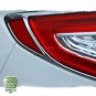 FOR 2013 2014 2015 2016 FORD FUSION 4PCS CHROME TRIM BEZEL TAIL LIGHTS COVERS US