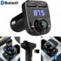 Car Kit Handsfree Wireless Bluetooth FM Transmitter LCD MP3 Player USB Charger