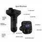 Car Kit Handsfree Wireless Bluetooth FM Transmitter LCD MP3 Player USB Charger