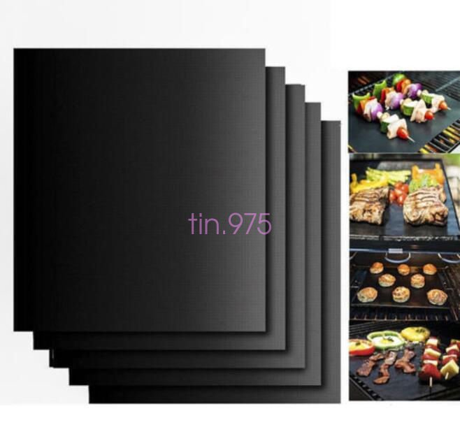 1/2/4PC Outdoor Home Copper Chef Grill and Bake Mats Hiking Camping BBQ Pad Tool