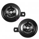 2 Pcs Waterproof 435HZ 110dB Motorcycles ATV Super Loud Tone Snail Horn Speakers
