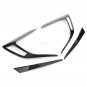 Carbon Fiber Look Tail Light Eyelid Trim for Honda Civic 10th Sedan 2016 2017