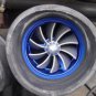 Super charger Power Air Intake Turbonator Dual Fan Turbine Gas Fuel Saver Turbo