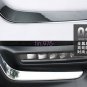 Chrome ABS Front Fog Lamp Eyelid Trim Cover 2pcs For Honda CR-V CRV 2017 2018
