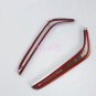 Chrome ABS Front Fog Lamp Eyelid Trim Cover 2pcs For Honda CR-V CRV 2017 2018