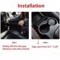 Black PU Car Auto Seat Storage Box Catcher Gap Filler Coin Collector Cup Holder