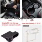 Black PU Car Auto Seat Storage Box Catcher Gap Filler Coin Collector Cup Holder