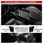 Black PU Car Auto Seat Storage Box Catcher Gap Filler Coin Collector Cup Holder
