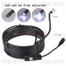 Vehicle Inspection Camera endoscope 7mm Lens Snake Borescope For Android Phone