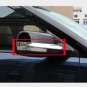 2x Autos Rear View Mirror ABS Chrome Trim Cover Fit For Ford Explorer 2013 2017
