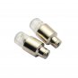 2pcs Motorcycle Bike Bicycle Wheel Tire LED Blue Light Valve Dust Cap For Harley