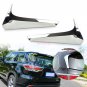 Fit For Toyota Highlander 2015 2016 Chrome Car Rear Window Corner Spoiler Cover