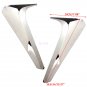 Fit For Toyota Highlander 2015 2016 Chrome Car Rear Window Corner Spoiler Cover