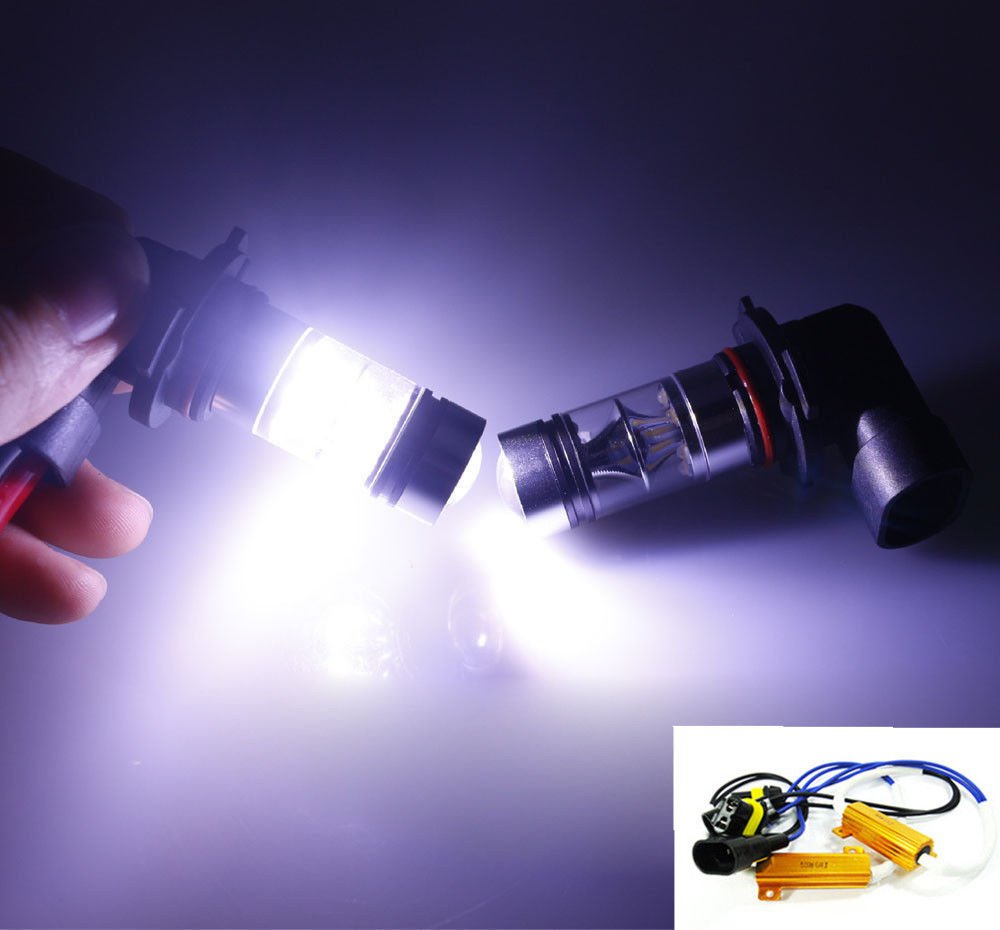 6000K White 9005 LED DRL Kit For Lexus Toyota High Beam Daytime Running Lights
