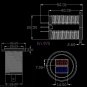 Boat Marine Car On-Off LED Rocker Switch Panel Dual USB Charger Voltmeter Gauge