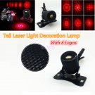 Moto Car Universal Tail Decoration Laser Lamp Warning Light With 6 Logos For BMW