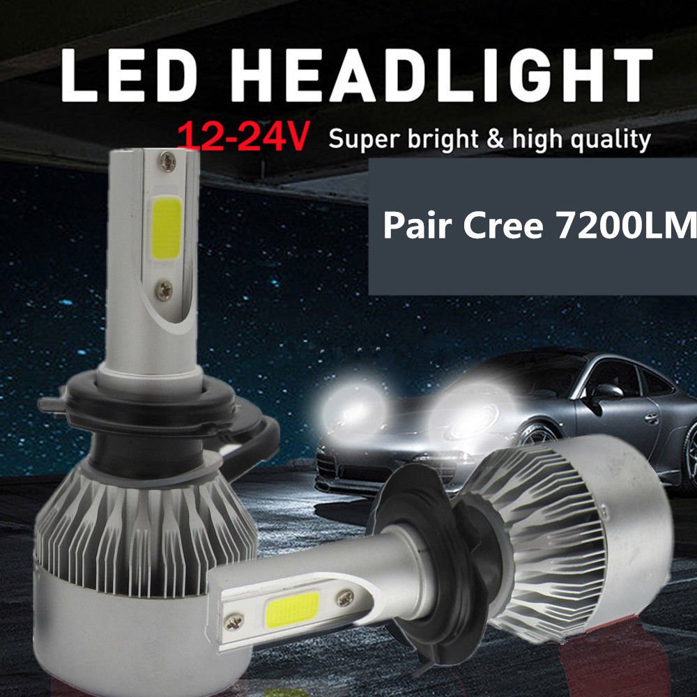 Rair CREE LED Headlight H7 For Volkswagen VW Jetta 2005-2017 Passat 1998-17 A