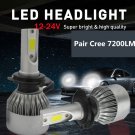 Rair CREE LED Headlight H7 For Volkswagen VW Jetta 2005-2017 Passat 1998-17 A