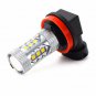 Pair H11 H8 80W Cree LED Fog Light Bulbs + Error Free Bypass Decoders Wire F BMW