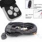12V 2Lead Car Offroad LED Light Wiring Harness Kit W/Remote Control Flash Strobe