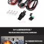12V 2Lead Car Offroad LED Light Wiring Harness Kit W/Remote Control Flash Strobe