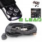12V 2Lead Car Offroad LED Light Wiring Harness Kit W/Remote Control Flash Strobe