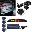 Autos 4 Sensors Buzzer Radar LED Display Audio Alarm Reverse Parking Parktronic