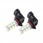 2PC Super White 9005 HB3 18SMD LED Bulbs Driving Fog Light High Power Lamps A