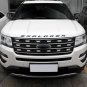 2011- 2017 Ford Explorer Sport Silver Hood Letters Emblem- Gloss Finish Bright