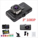 New 1080P 3" HD LCD Car Dash Camera Video DVR Cam Recorder Night Vision G-Sensor