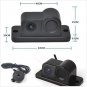 2in1 Car Parking Reversing Sensor Radar Rear View Backup Night Vision CCD Camera