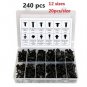 240PC Auto Clips Assortment Free Clip Pliers Set For Toyota Honda Ford