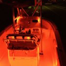 4PC Boat Accent Light Waterproof LED Lighting Strip Marine Light 12 Volt Amber
