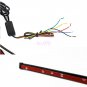2x30cm Switchback Flowing Car DRL LED Knight Rider Turn Signal Brake Light Strip
